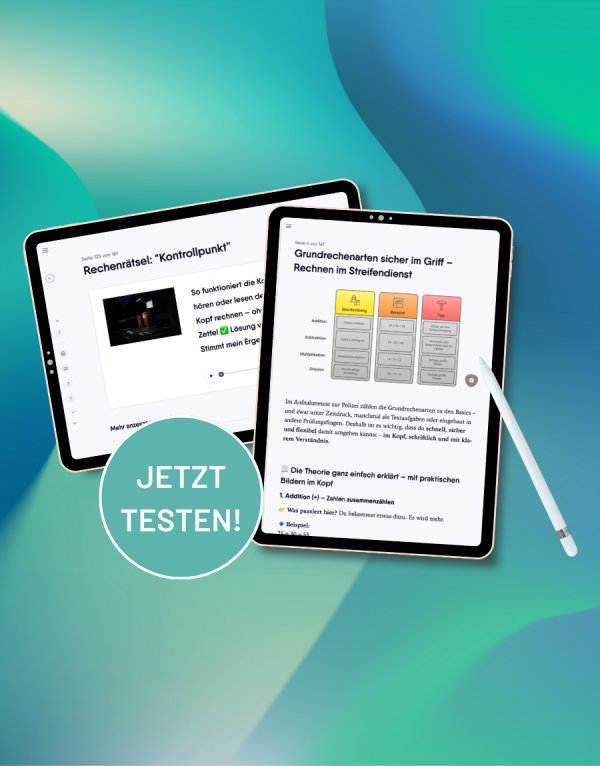Grenzpolizei Österreich Vorbereitungskurs Aufnahmetest 2025 [Digital] – Bild 2